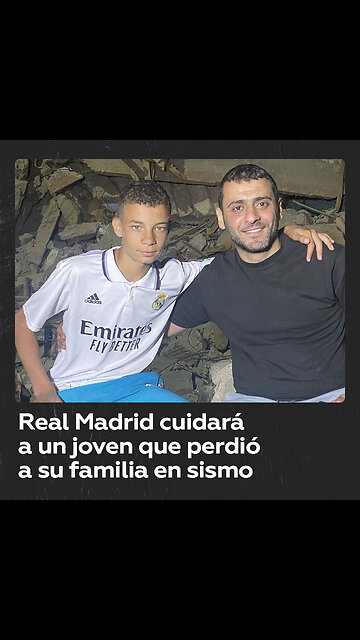 El Real Madrid cuidará a un joven que perdió a su familia en el sismo de Marruecos