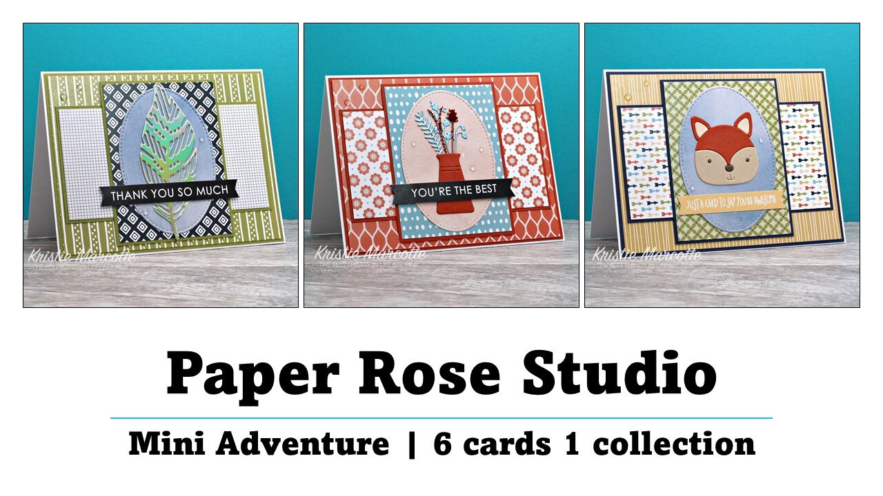 Paper Rose Studio | Mini Adventure | 6 cards 1 collection