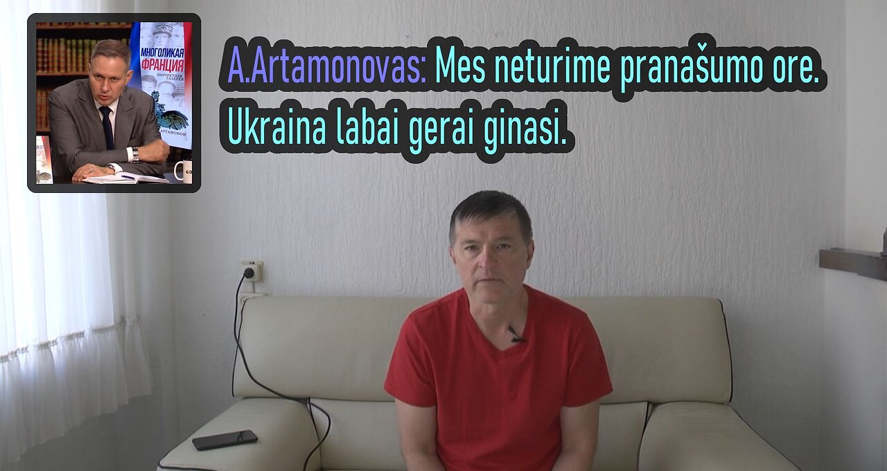 2023.10.01 - A.Artamonovas: Ukraina gerai ginasi ir RF neturi pranašumo ore