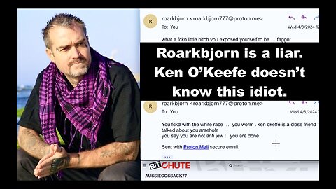 Ken OKeefe Is Cool He Loves Emulates Jesus He Is Not A White Nationalist In The Jew Derogatory Sense