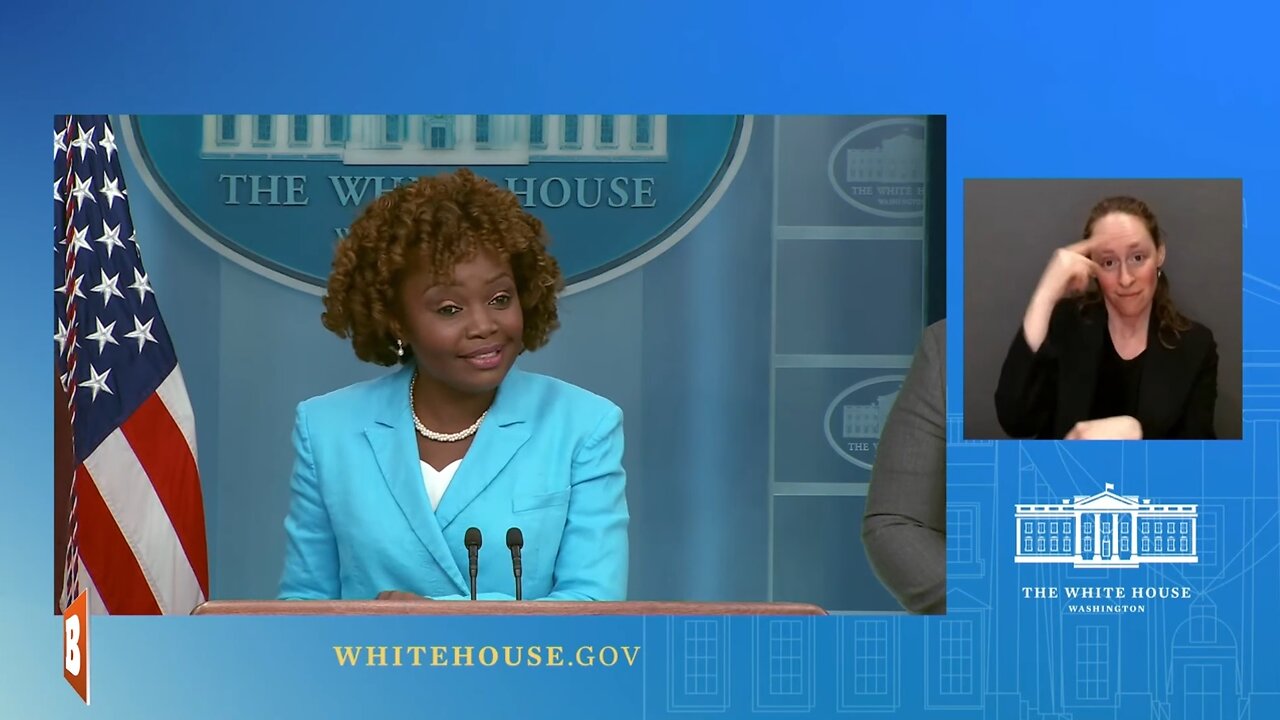 White House Press Secretary Karine Jean-Pierre briefing reporters & taking questions...