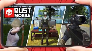 PROJECT EVO - NOVA GAMEPLAY (JOGO EM PRIMEIRA PESSOA) RUST MOBILE