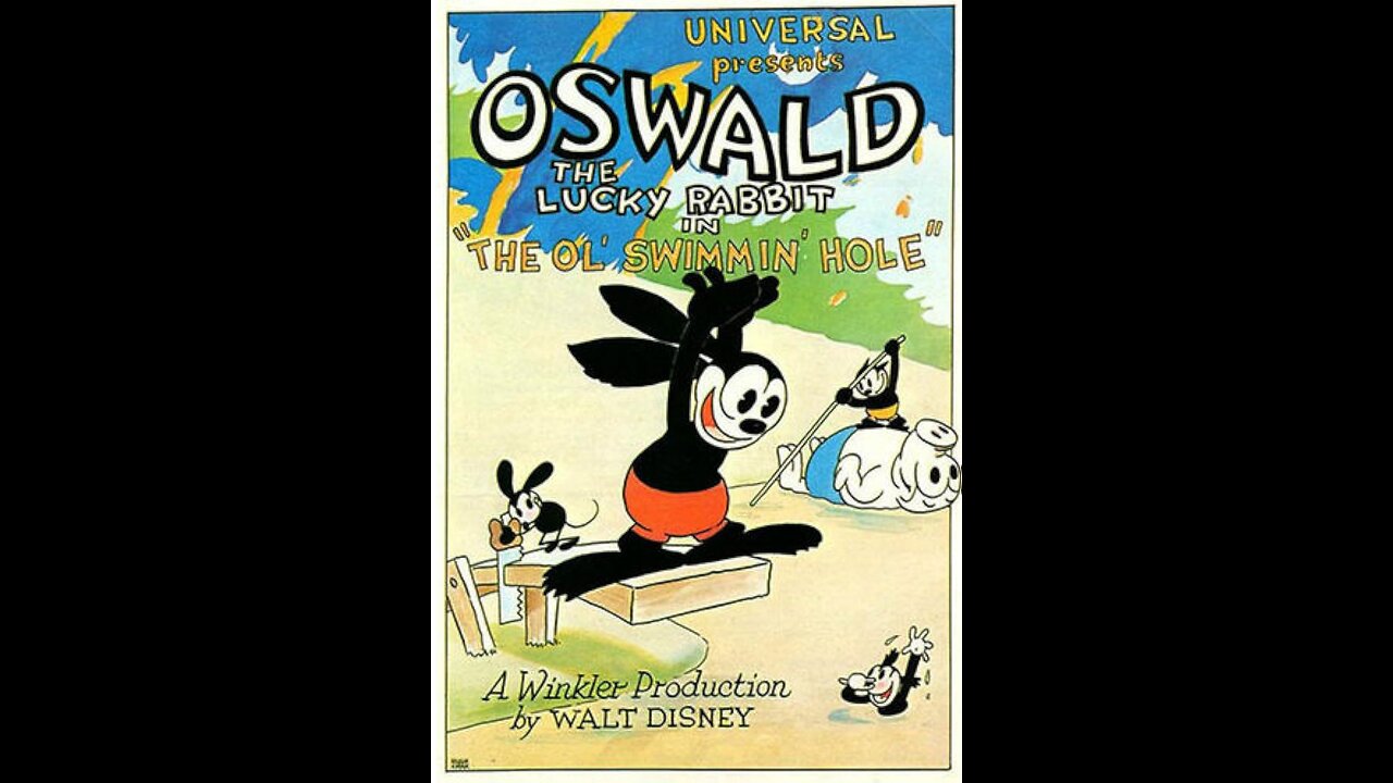 Walt Disney's Oswald the Lucky Rabbit -The Ol' Swimmin' Hole (1928)