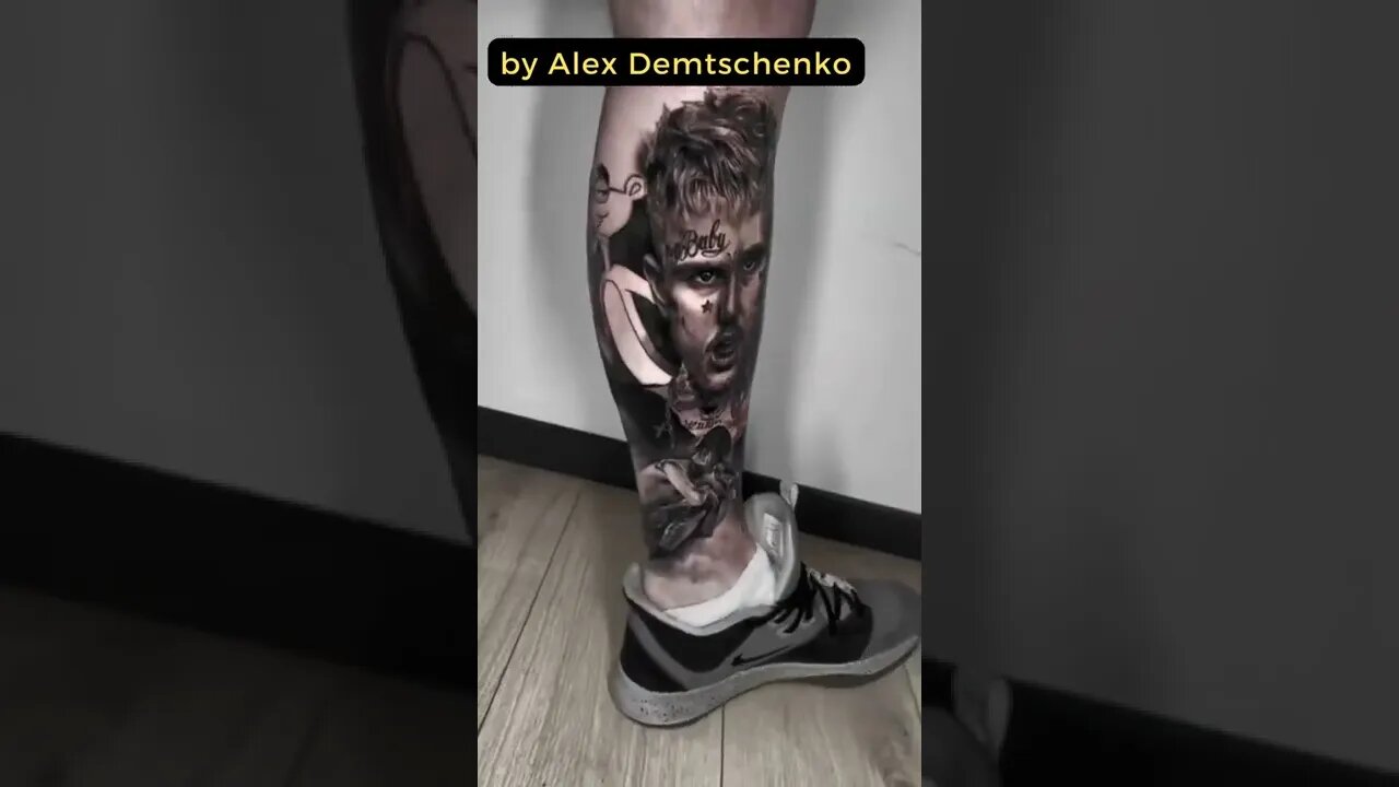 Stunning work by Alex Demtschenko #shorts #tattoos #inked #youtubeshorts