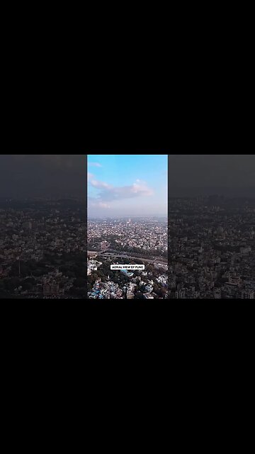 aerial view of pune ✈️🤍