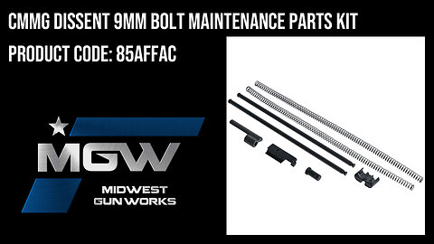 CMMG Dissent 9MM Bolt Maintenance Parts Kit - 85AFFAC