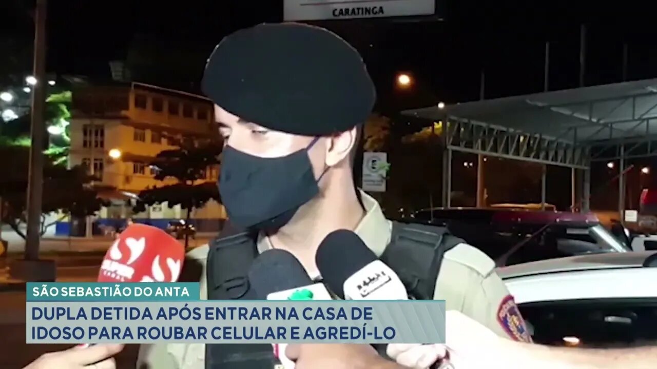 São Sebastião do Anta: Dupla detida após entrar na casa de idoso para roubar celular e agredi-lo