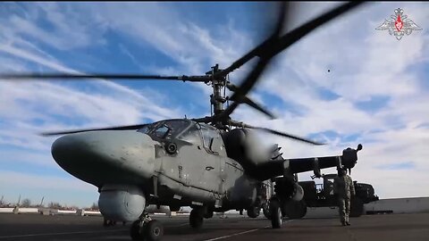 Ka-52 and Mi-24 helicopters of the Central Military District in denazification