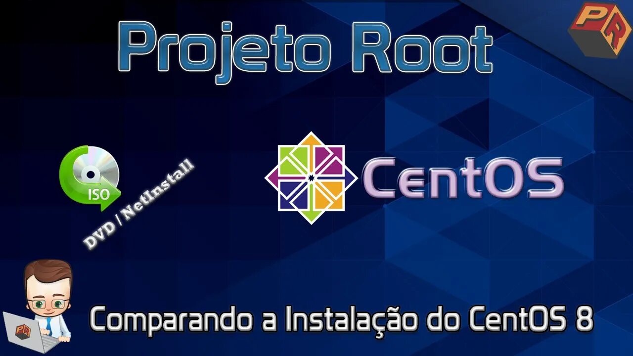 Comparando Instalação do CentOS 8