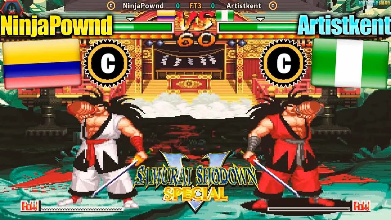 Samurai Shodown V Special (NinjaPownd Vs. Artistkent) [Colombia Vs. Nigeria]