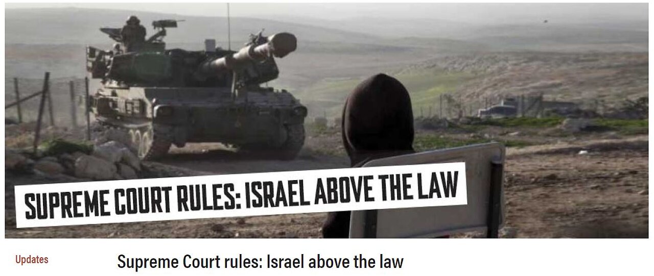 ISRAEL ABOVE THE LAW - Israel, and the Dynamics of Lobbying in the US Congress