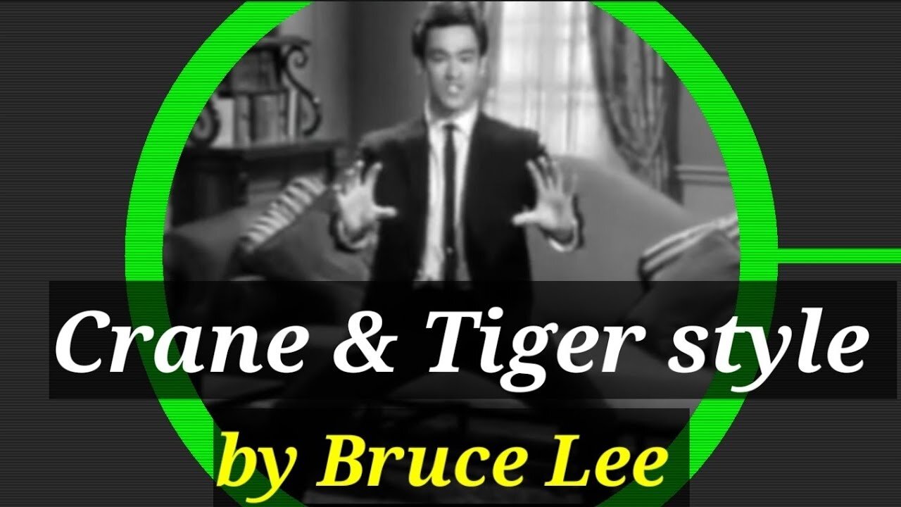 Cross kick Studio Films Bruce Lee Tiger style form