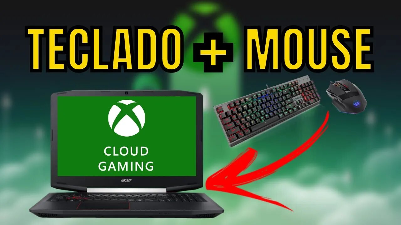 COMO JOGAR no XCLOUD com TECLADO e MOUSE ???