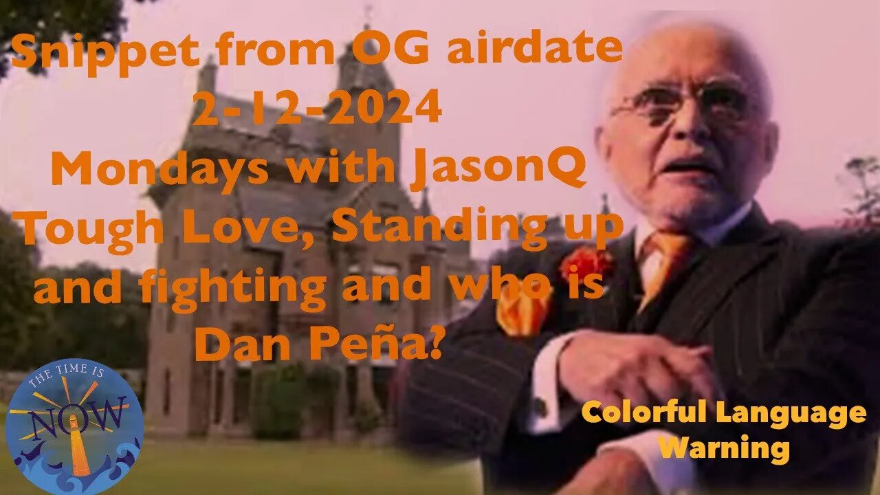 Snippet from OG Airdate 2-12-2024 Dan Pena, Tough love etc