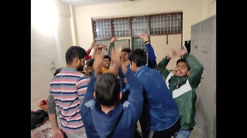 Dance in hostel room