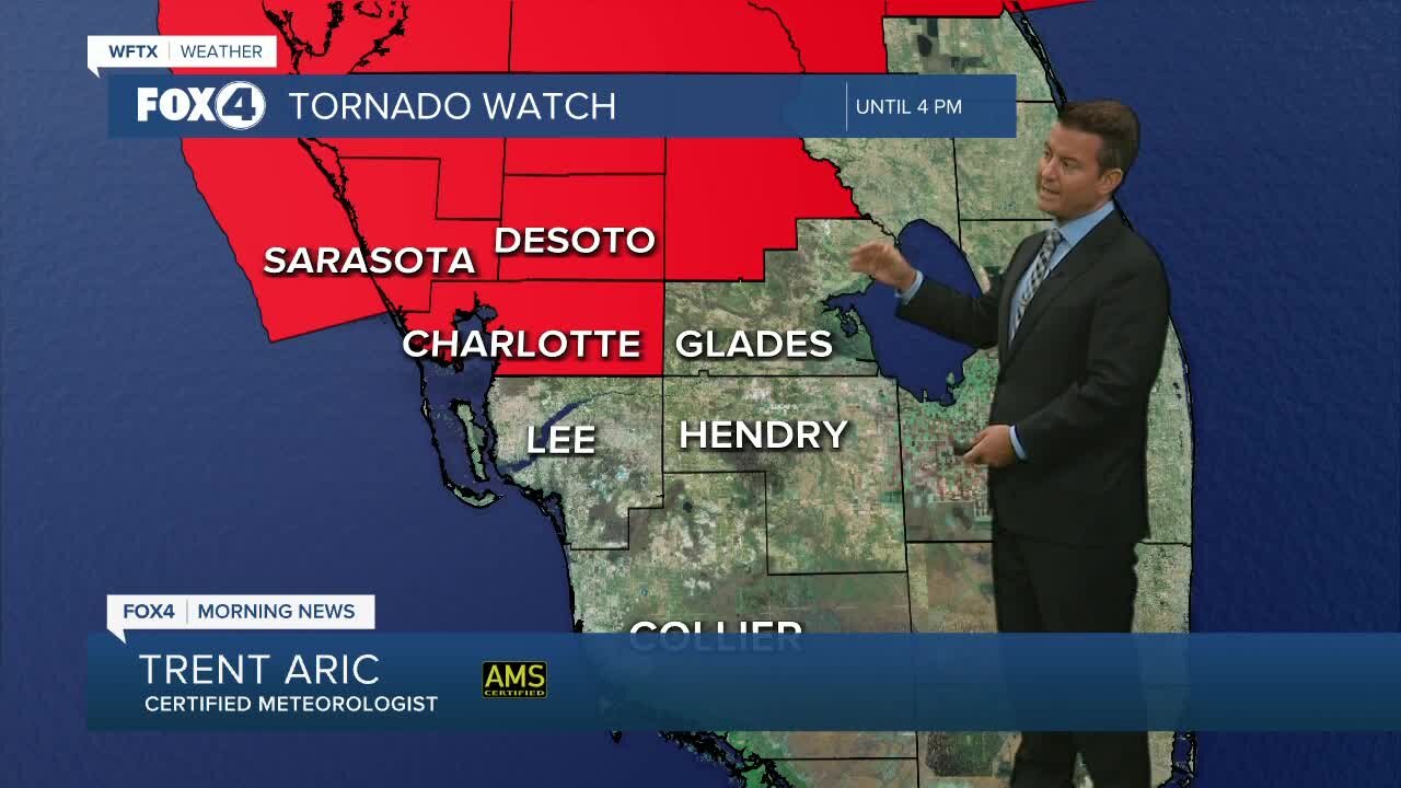 Tornado Watch in effect for parts of SWFL