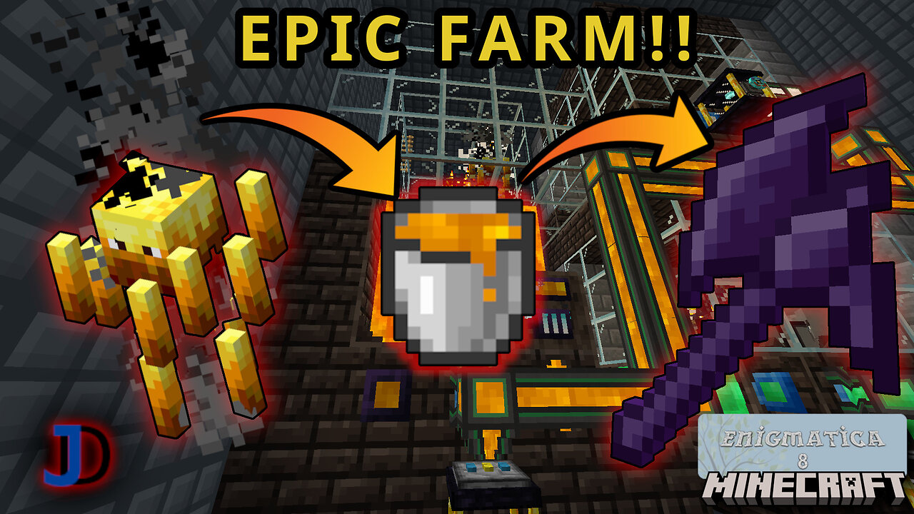 Blazing Blood Farm! - Minecraft Enigmatica 8 - S1e09