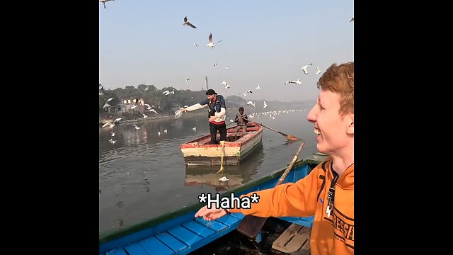 Boat ride in yamuna ghat delhi🇮🇳