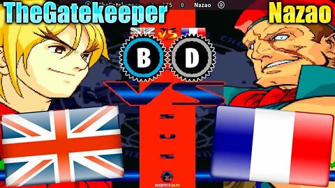 Street Fighter Alpha 3 (TheGatekeeper Vs. Nazao) [United Kingdom Vs. France]