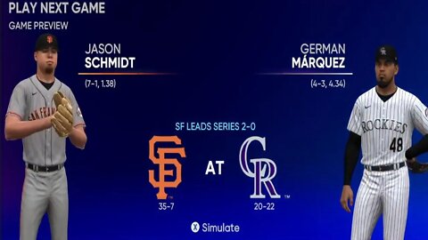 Manny Ramirez Day 31 MLB The Show 22 Franchise Gameplay