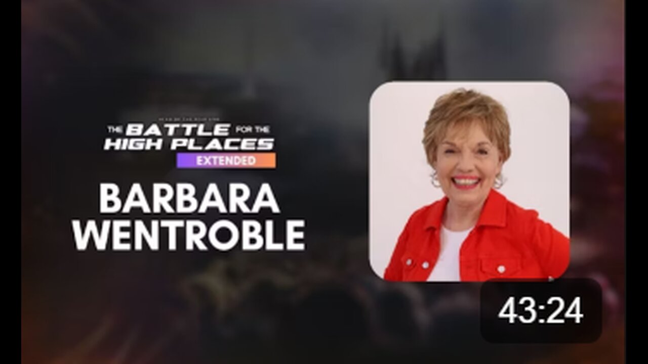 28-Oct-24 The Mantle of Elijah- HOTY 5784 The Battle for the High Places- Barbra Wentroble