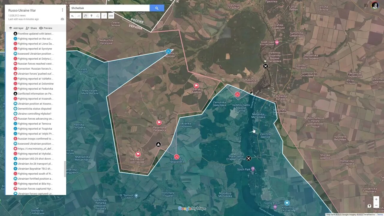 [ Kharkiv Front ] Russian forces captured Bairak, Peremoha & Shestakove