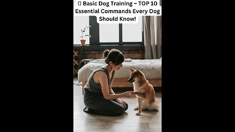 🐕 Basic Dog Training – TOP 10 Essential Commands Every Dog Should Know!