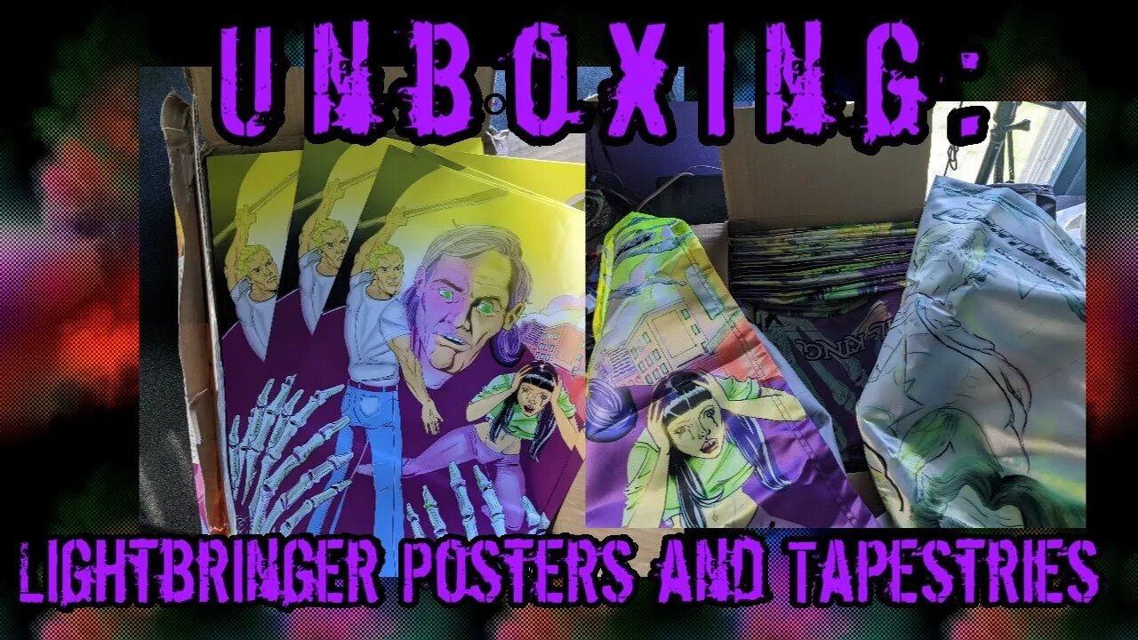 Unboxing: Lightbringer Posters and Tapestries