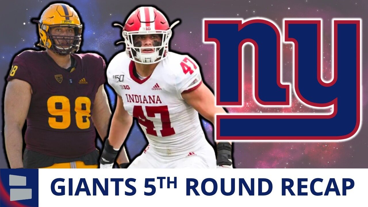 Giants Draft LB Micah McFadden & DT DJ Davidson In The 5th Round Of The 2022 NFL Draft | Giants News