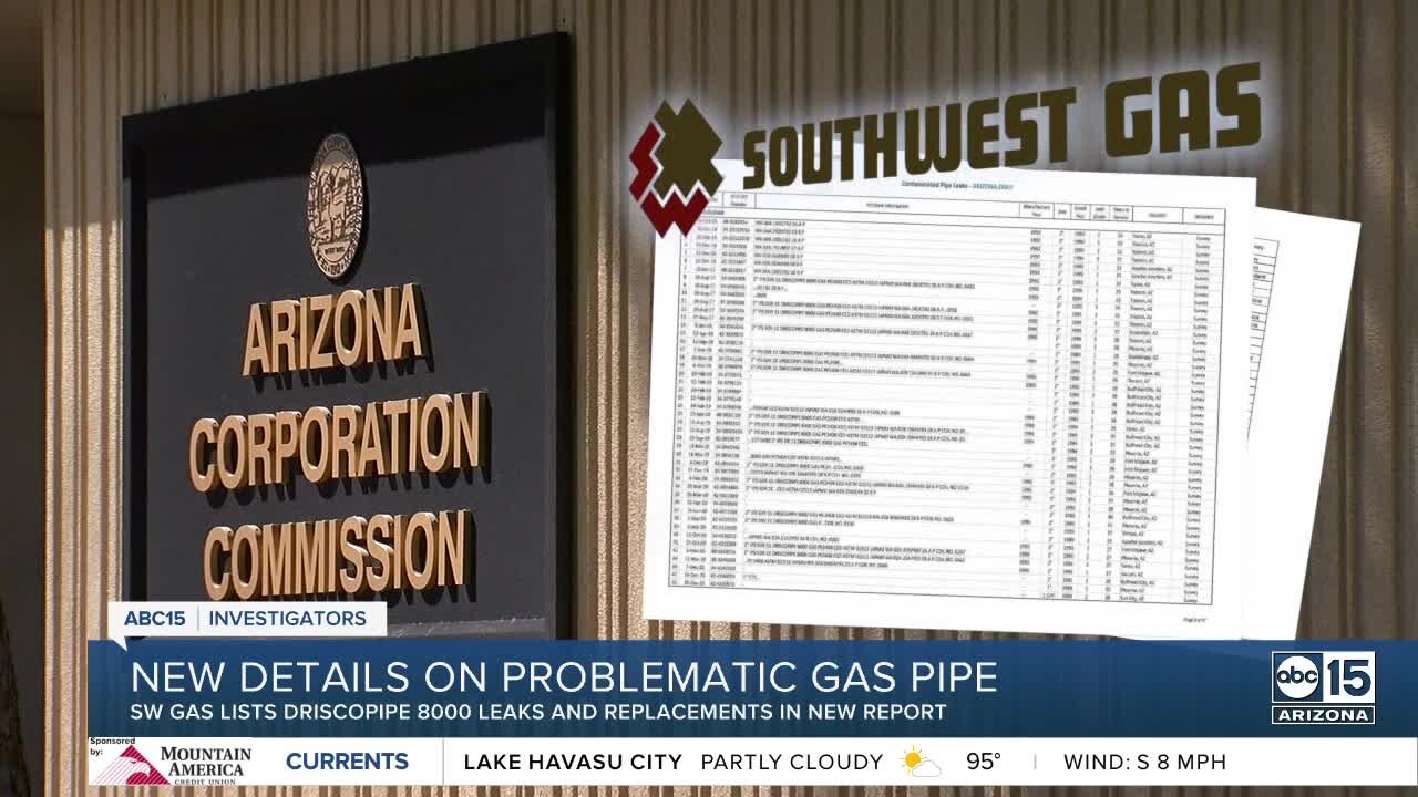 Report shows SW Gas efforts with problematic natural gas pipe