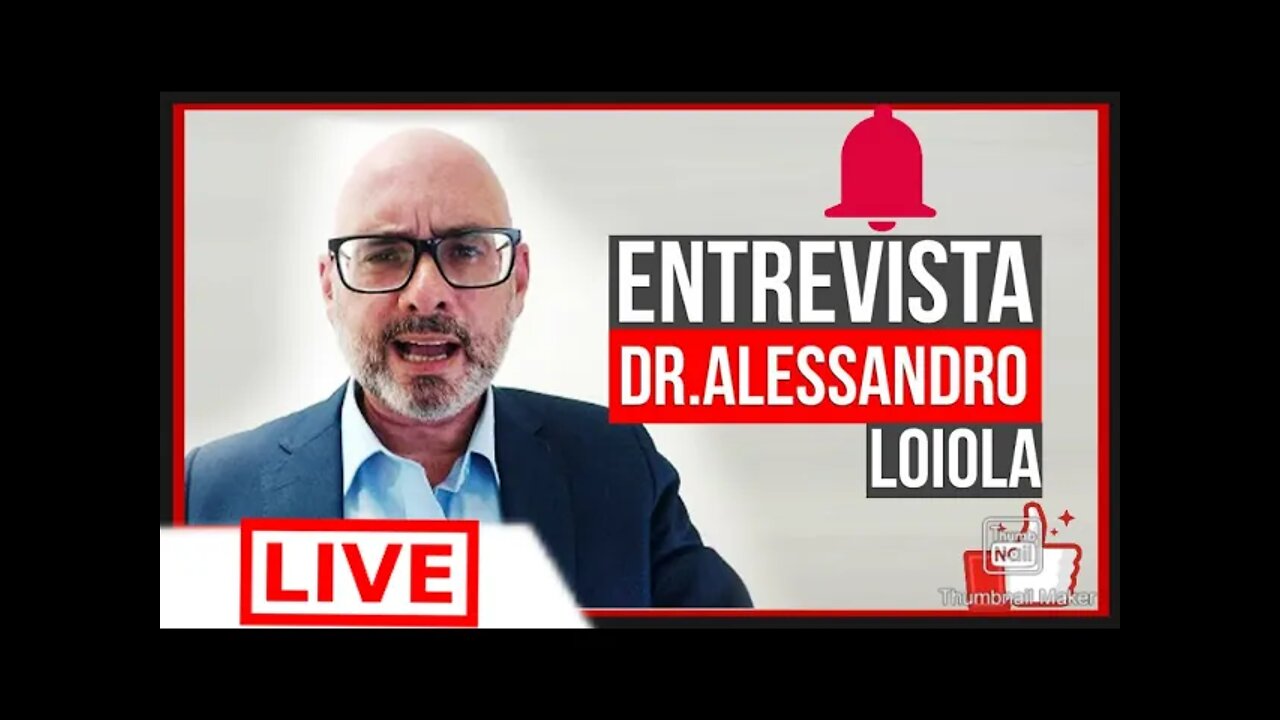 LIVE COM DR ALESSANDRO LOIOLA COMO PROGREDIR NA VIDA