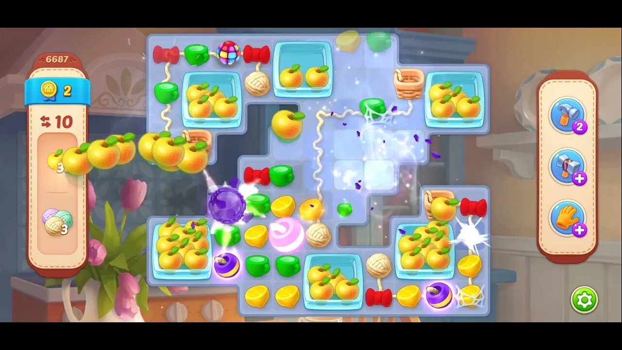 Playrix Homescapes Gameplay Walkthrough Level 6687