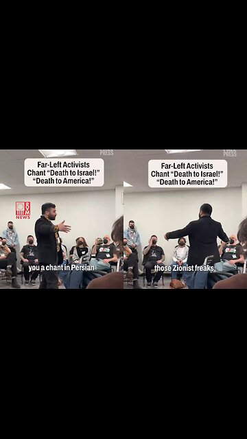 Masked Radicals Learn To Chant 'Death To Israel' & 'Death To America' In Chicago