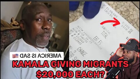 Migrants In New York Are Getting 20,000 Each? Black Veteran Goes OFF On Kamala Harris