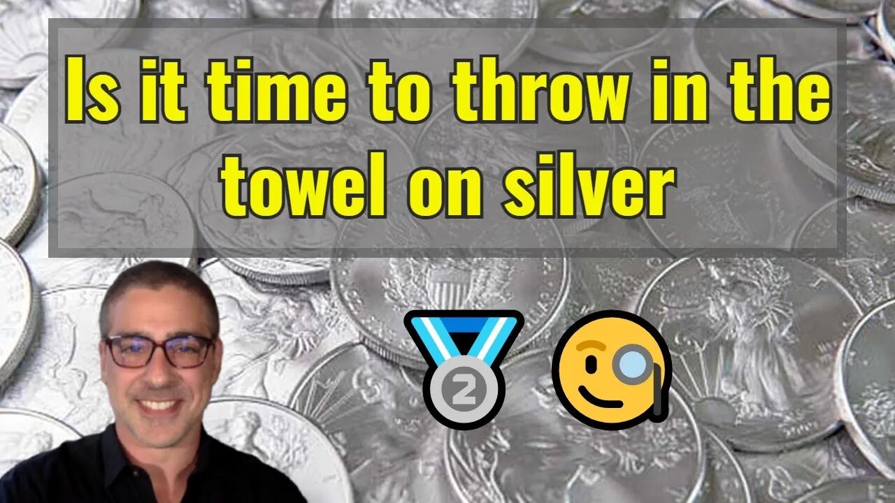 Is it time to throw in the towel on silver🥈🧐