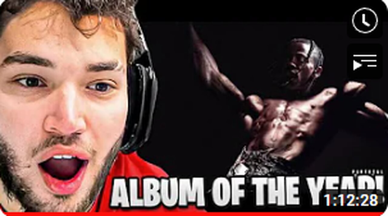 Adin Ross Reacts To UTOPIA - Travis Scott