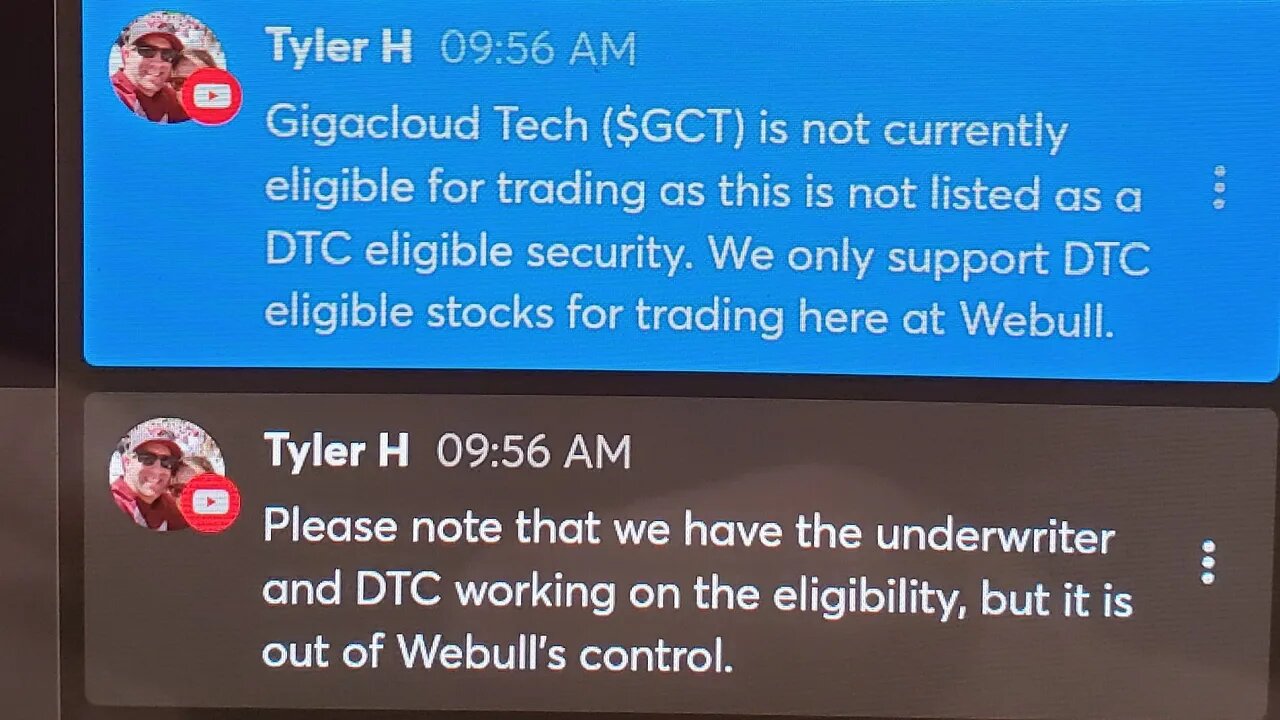 $GCT AND WHY YOU CANT SELL (WEBULL) MIGHT BE RECTIFIED BY MONDAY AUG 22. WHY DID THEY PUSH IT UP 1D