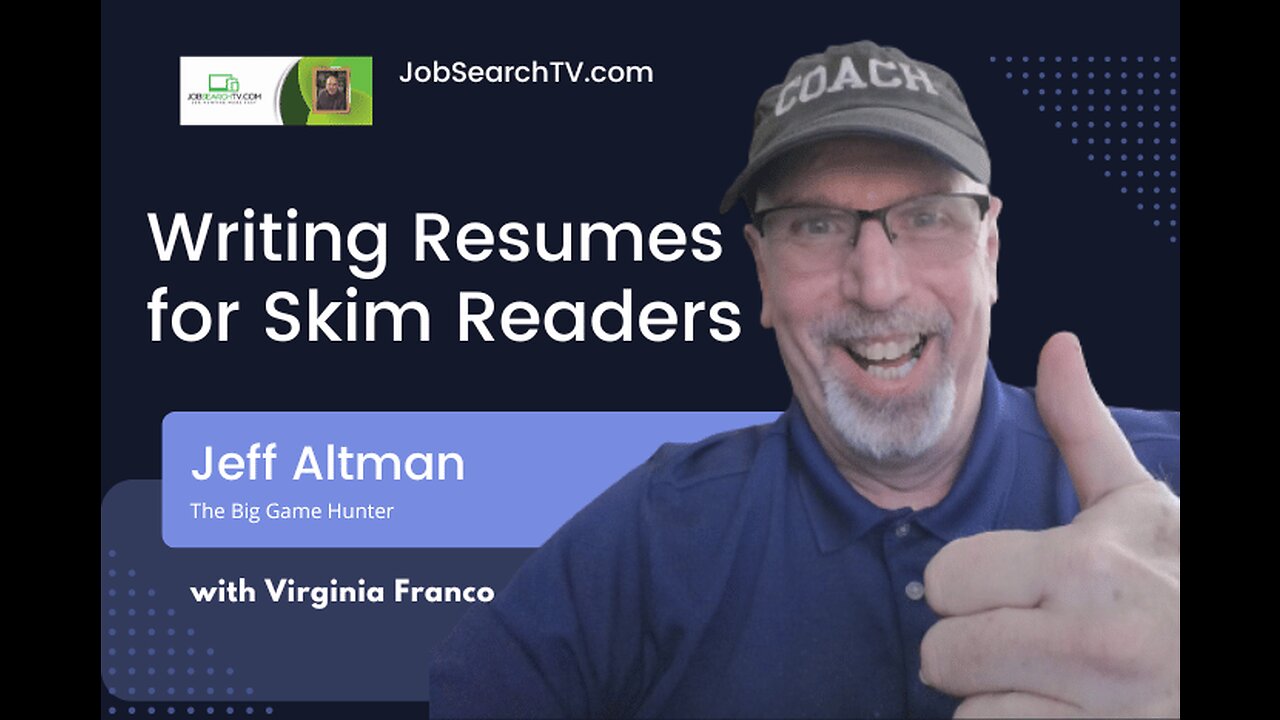 Writing Resumes for Skim Readers