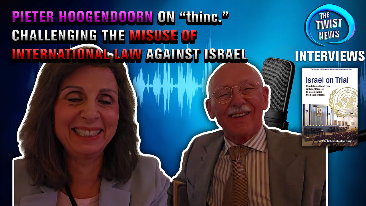 Pieter Hoogendoorn on @thinc.israel challenging the misuse of international law against Israel