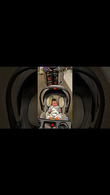 Shopping with Reborn Baby at Halloween Store