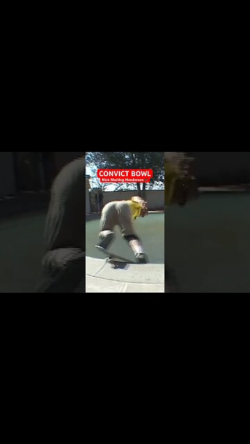 Backside Smith Grind Through The Pocket @ Convict Bowl