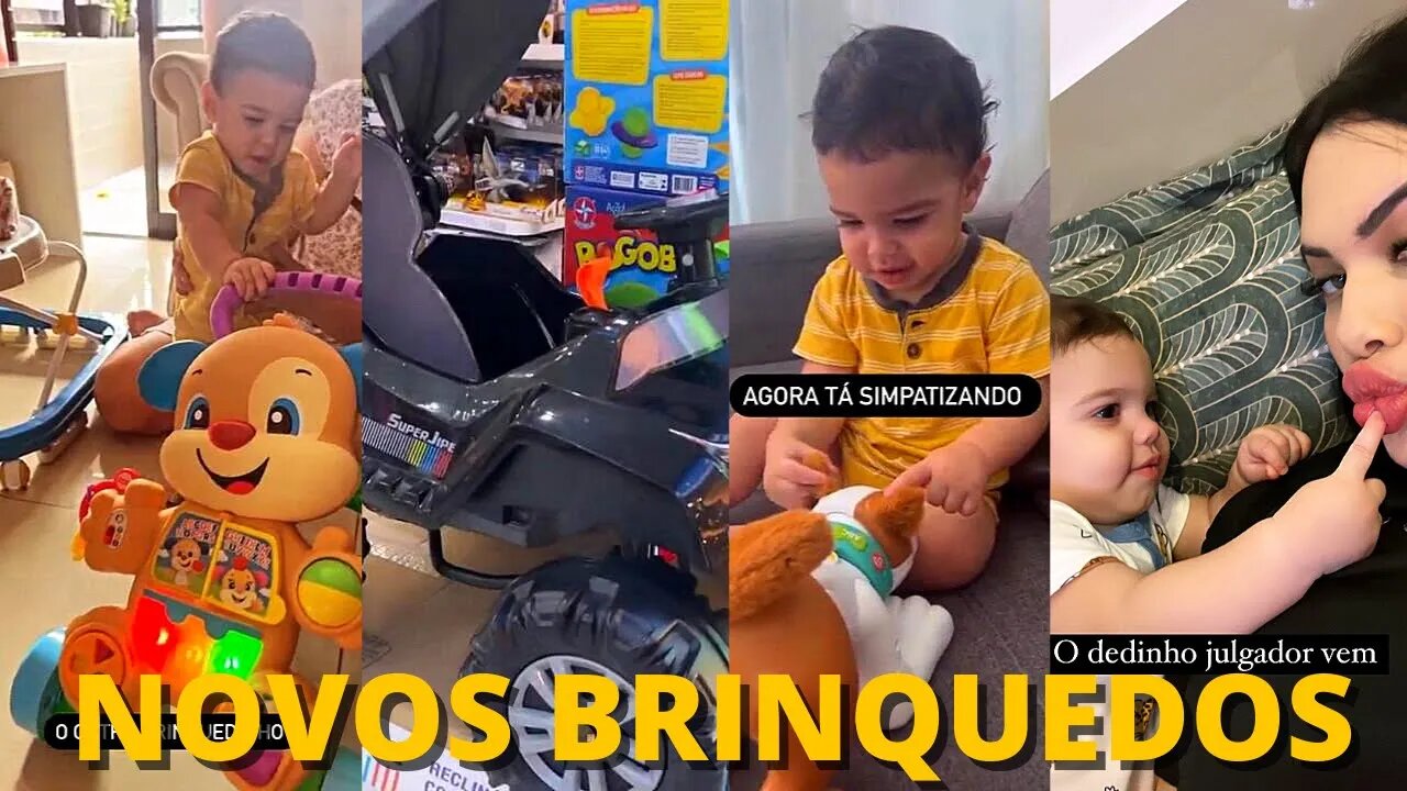 BABAL E EMILY COMPRAM NOVOS BRINQUEDOS PRO MIGUEL SEM SABER SE ELE VAI GOSTAR