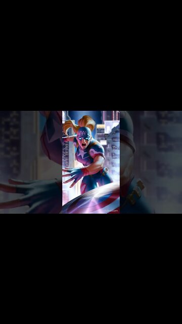 La Historia De Captain America 2099 | Version Femenina y Lider de los Vengadores 2099 #shorts #comic