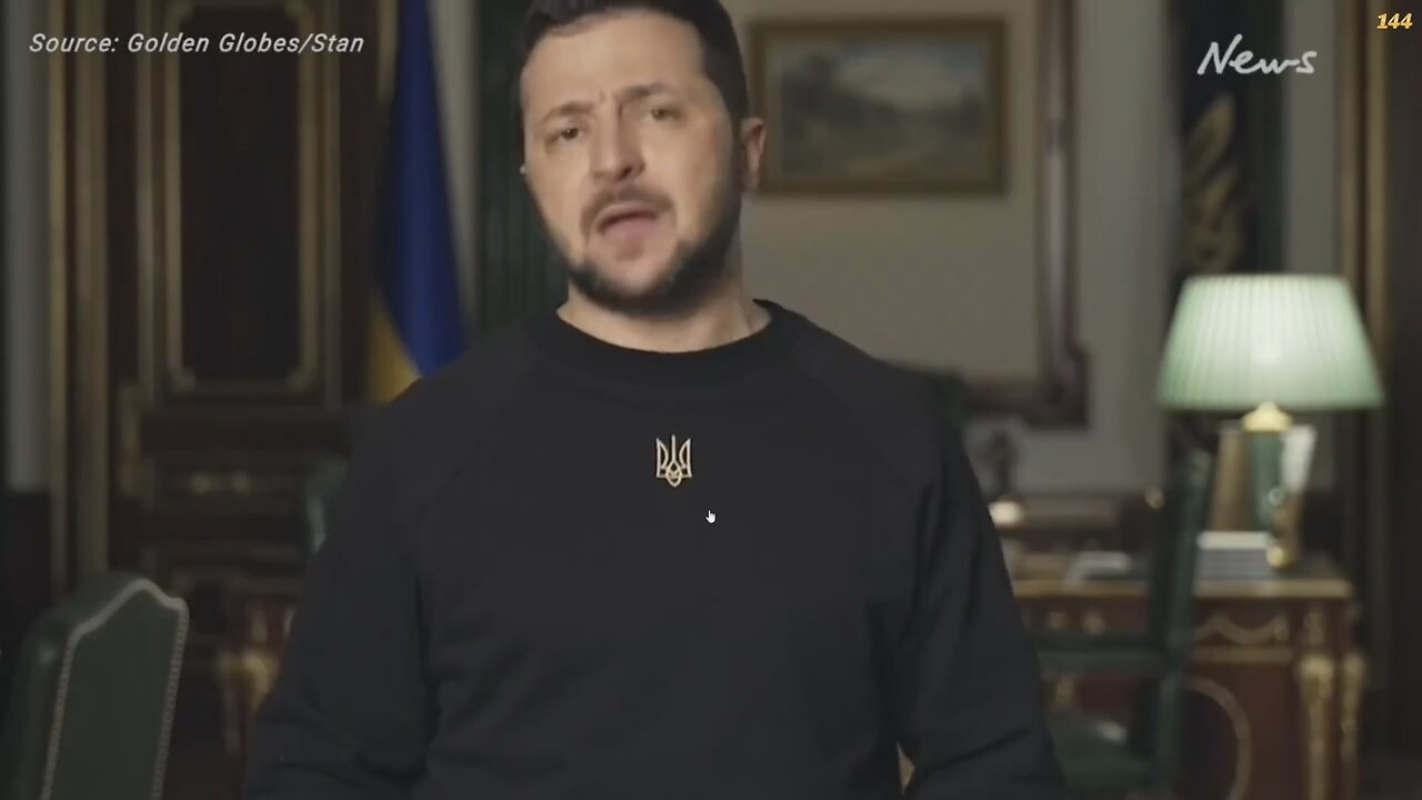 Zelensky Tries To Reassure Hollywood A-Listers At Golden Globes: "There Will Be No Third World War"