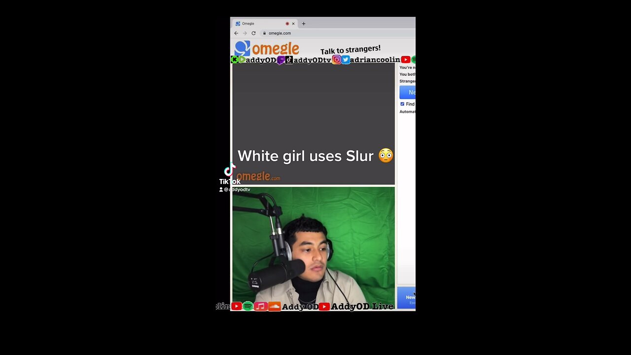 Blonde Girl on Omegle uses Slur!