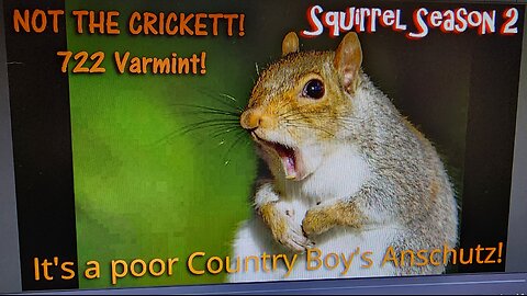 Squirrel Season Part 2 Crickett 722 Varmint