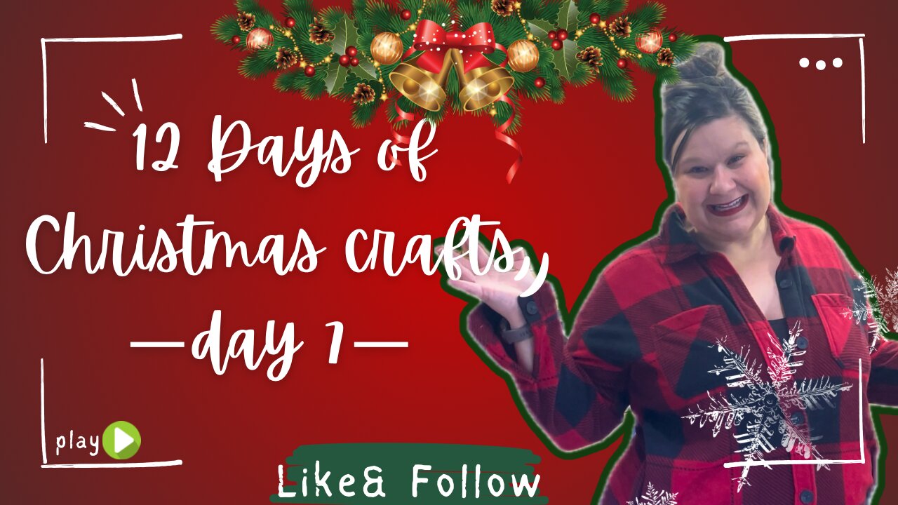 Day 7: Easy Present Decorations made from scrap wood| 12 Days of Christmas Crafts