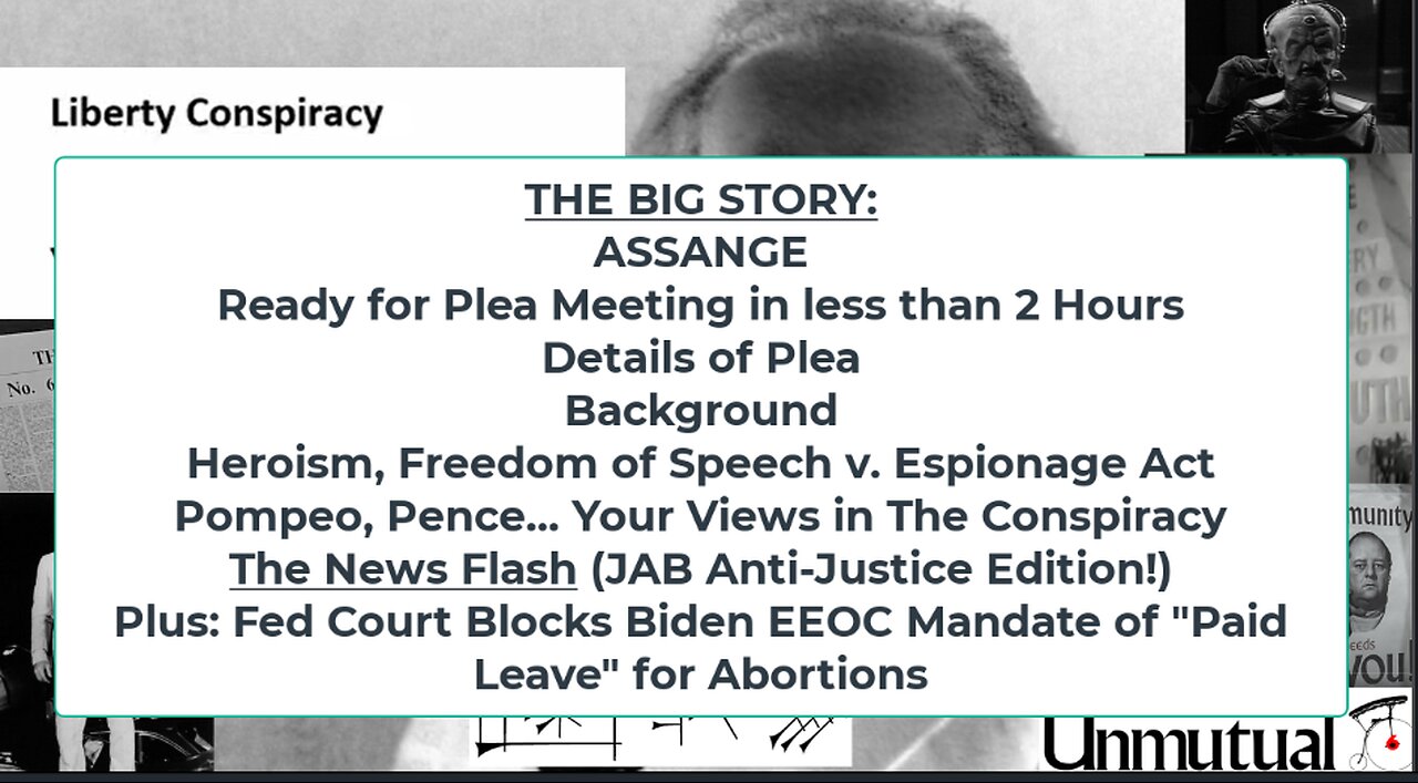 Liberty Conspiracy LIVE 6-25-24! Assange Freedom Plea, Espionage Act History, Fauci-Jabowski, WAR