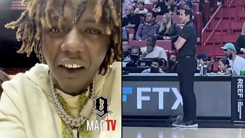 Jackboy Sits Courtside Wit New "GF" Roasting Miami Heat Coach Erik Spoelstra! 😂