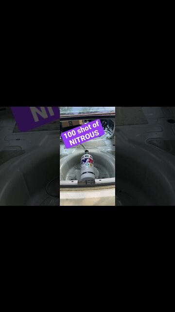 100 Shot of Nitrous Blows Up Engine #shorts